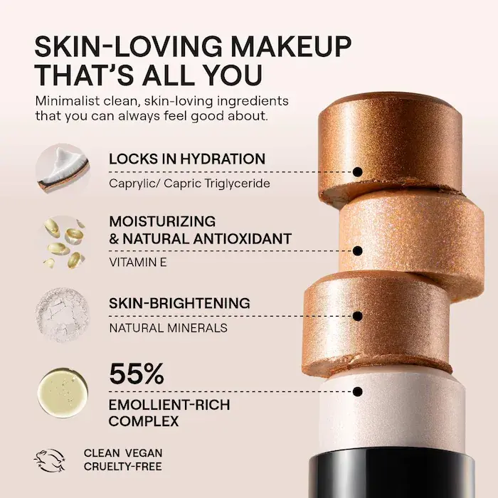 Thumbnail: NUDESTIX Nudies Glow Cream Highlighter Stick - Color: Brown Sugar