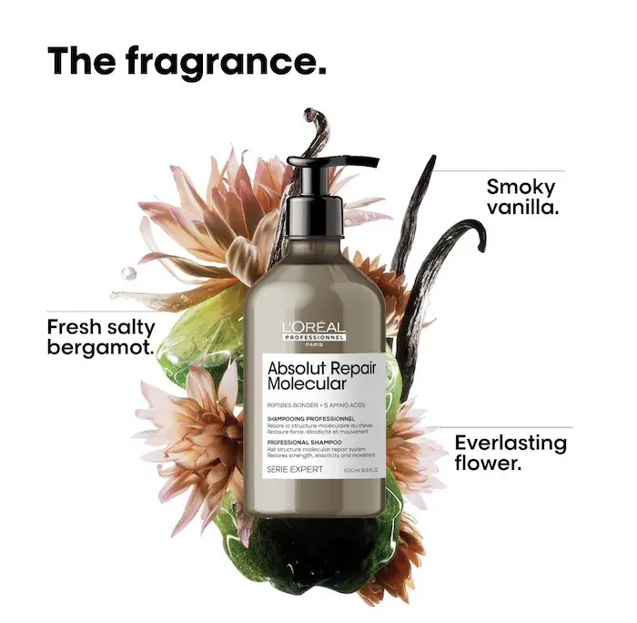 Thumbnail: L'Oreal Absolut Repair Molecular Shampoo & Rinse-Off Serum Travel Size Set