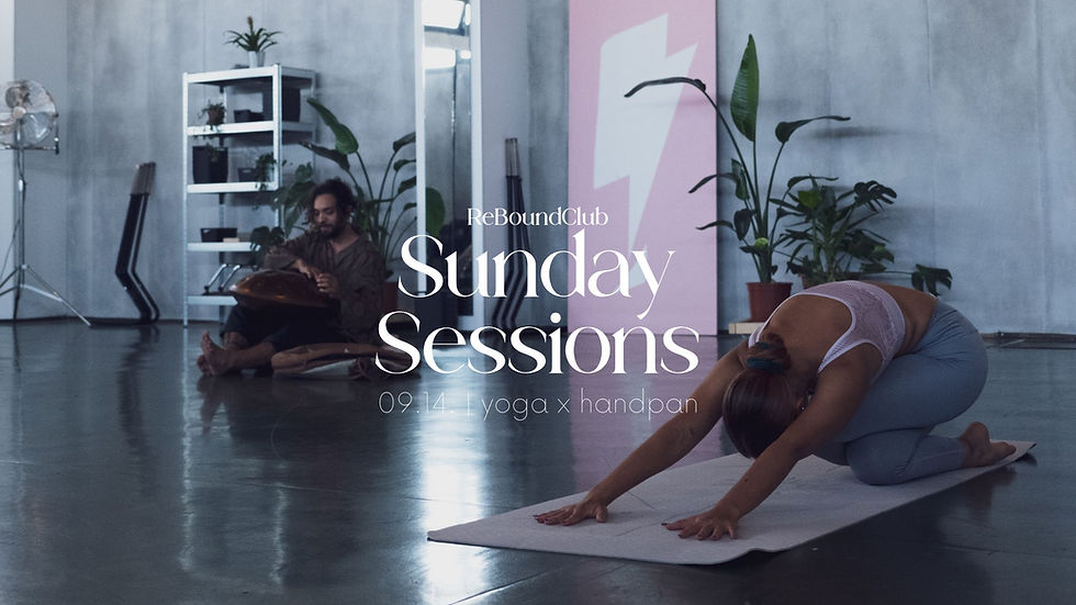 sunday session - yoga x handpan