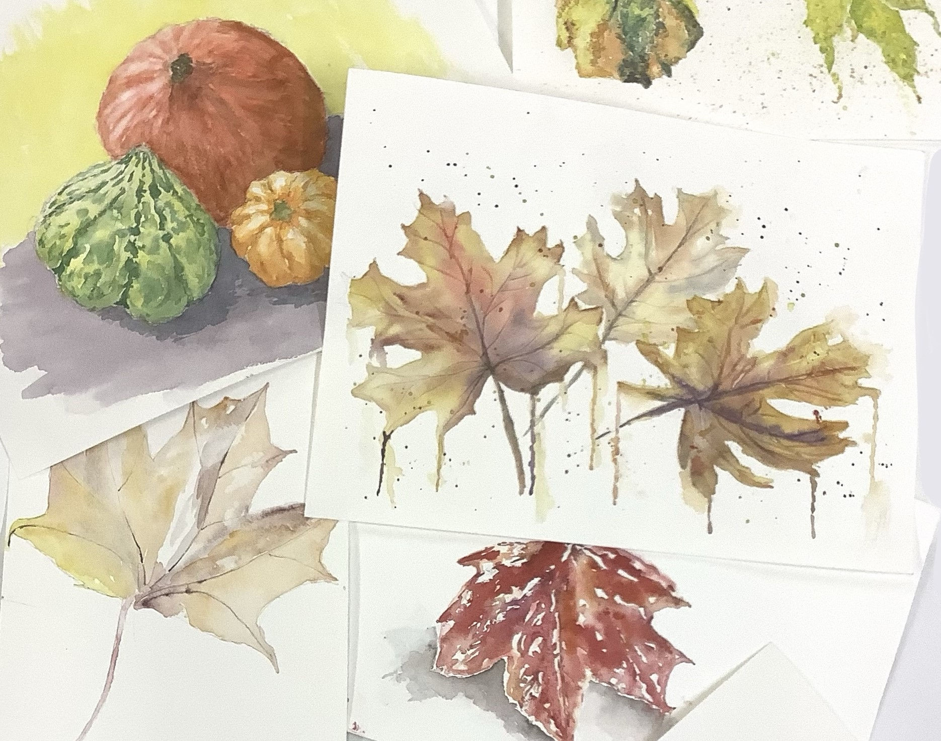 Watercolour Course ONLINE- Beginners/ Improvers Variety of subjects -Monday AM