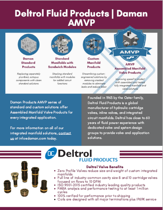 Deltrol Fluid Products' Manifoldoptimized Cartridge Designs Now