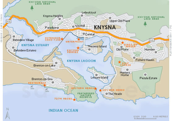 Knysna kaartje