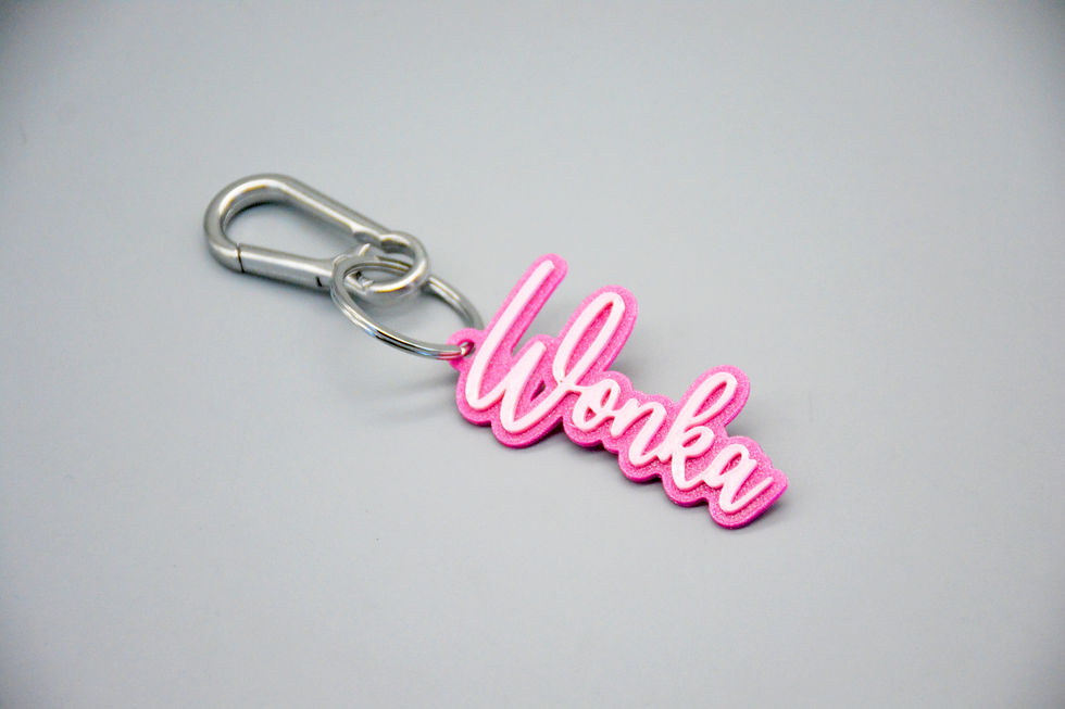 Porte clé personnalisé - Porte clé 3 D - Impression 3D - O Bout de la Plume