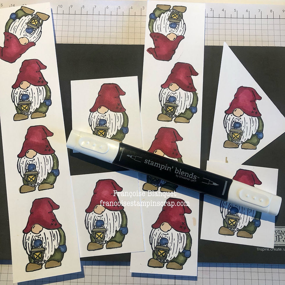 Jour 7 (mon jour), CALENDRIER DE L'AVENT de NOËL avec Stampin'Up!