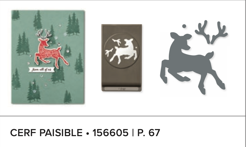 A choisir un lot Stampin'Up! soit "cerf paisible" valeur 44€