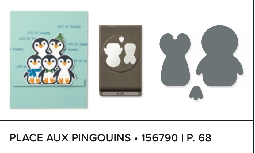 A choisir un lot Stampin'Up! soit place aux pingouins" valeur 38,50 €