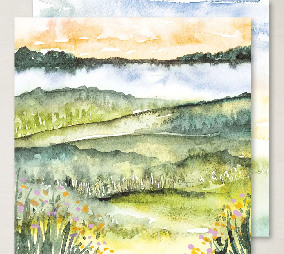 Papier " nouveaux horizons " de Stampin'Up