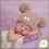 Thumbnail: Beige Chunky Double Pom Pom with Bow
