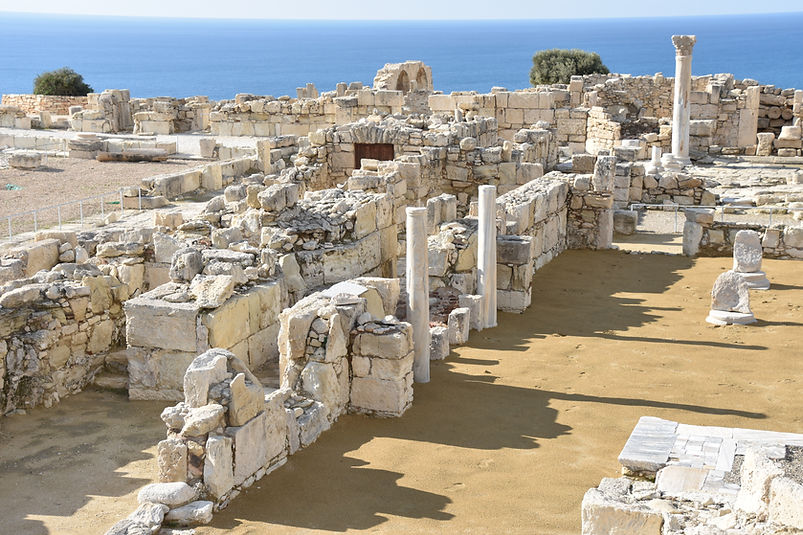 Ancient Greek ruins in Paphos, Cyprus