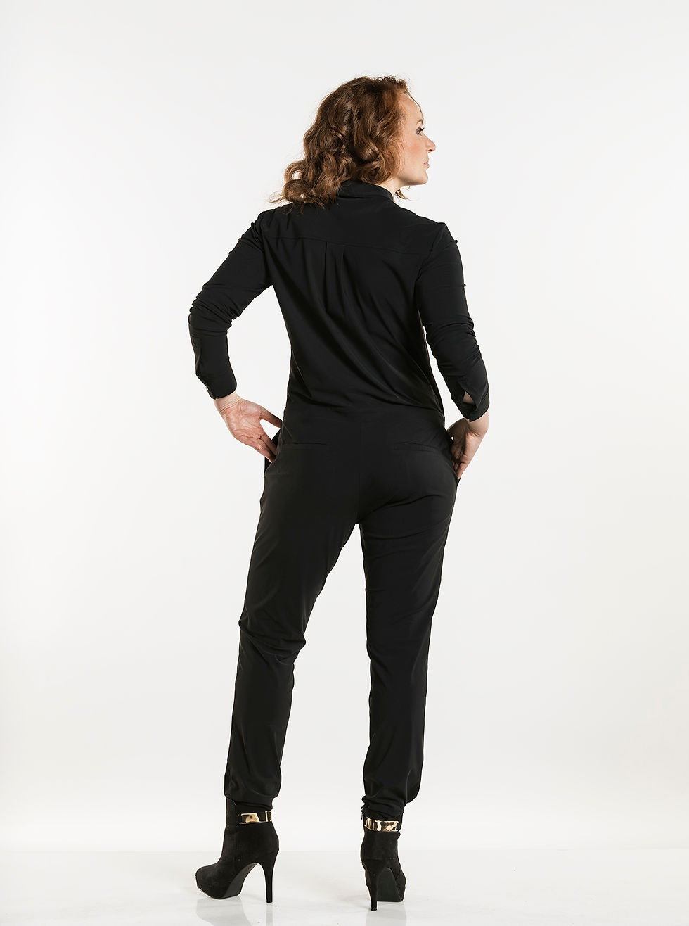 Thumbnail: Jumpsuit dames Pepper black