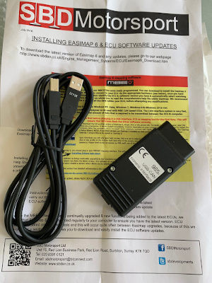 Caterham 7 blog SBD Motorsport supplied MBE 985 cable