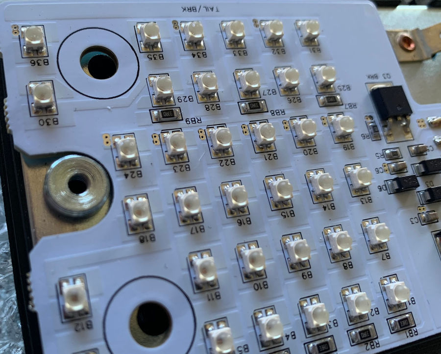 JAL LED Rear light circuit board