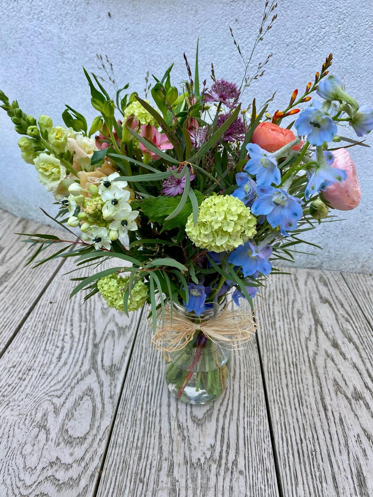 Table Centre Jar Arrangements