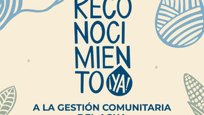 Reconocimiento a la gestión comunitaria del agua