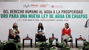 Participación de Cántaro Azul en el primer foro público sobre la armonización de la Ley de Agua en Chiapas, realizado el 12 de junio de 2026