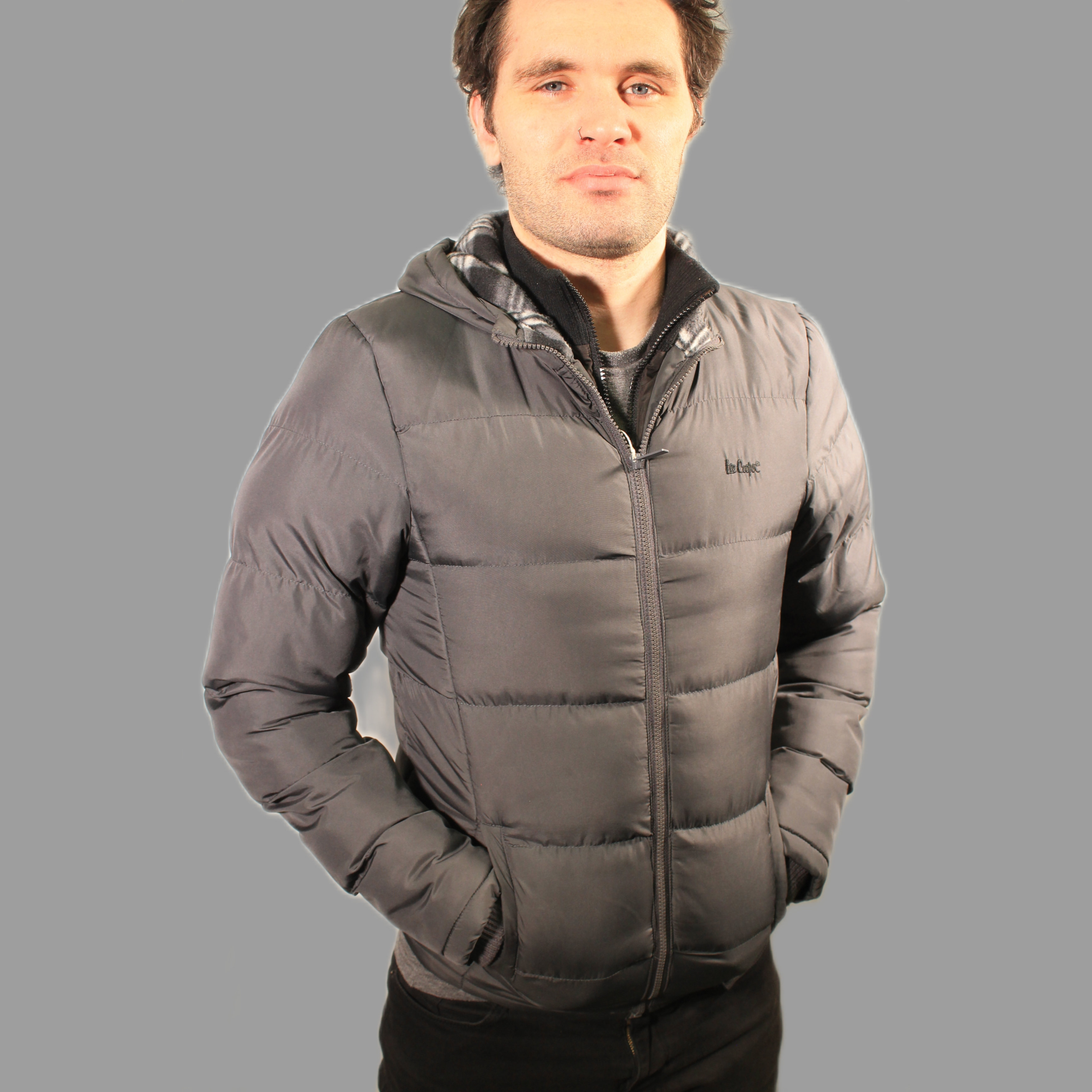 Lee Cooper puffer jacket with fleece 