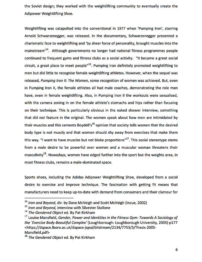 Rosie McKenzie DHT Essay, an object biog