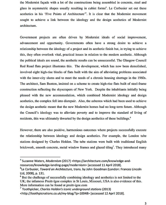 Modernism in Design and Architecture ess