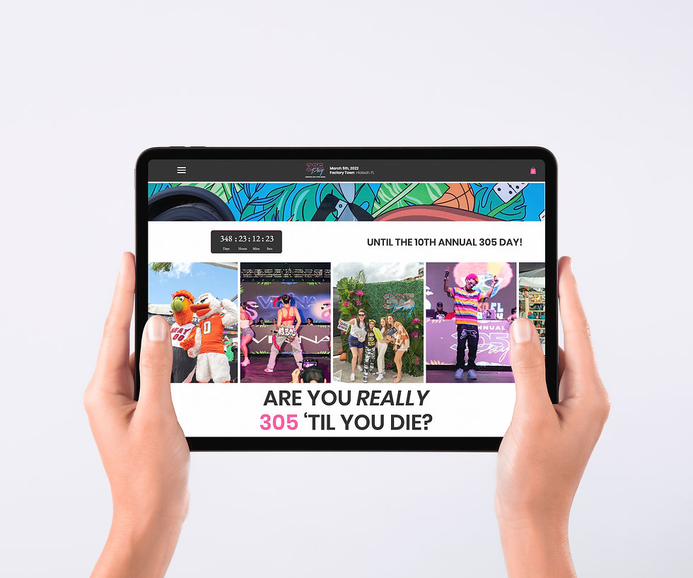 305 Day Miami Website