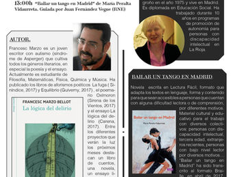 27 de Mayo. Presentación literaria con Francesc Marzo y María Peralta