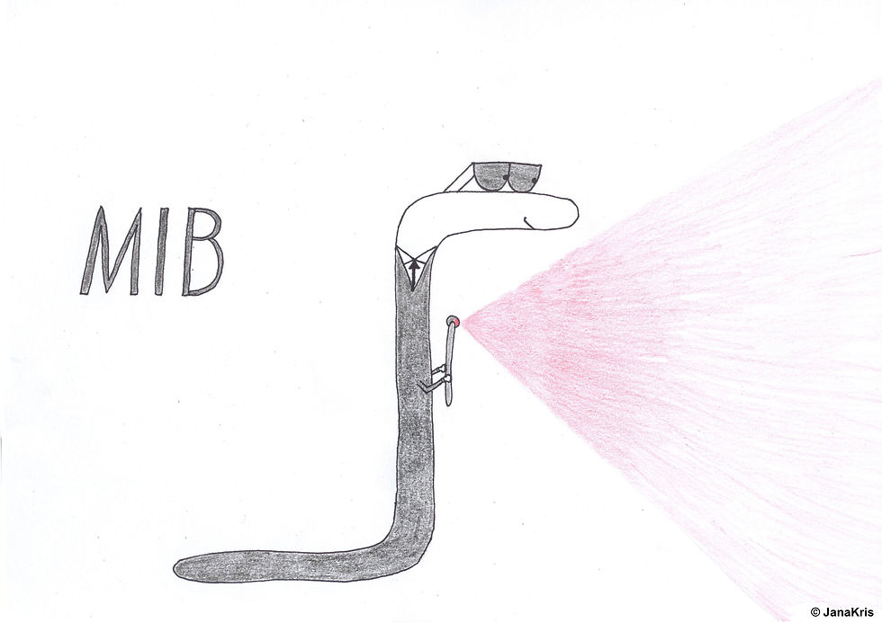 Eddie Earthworm: Men In Black