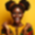 DALL·E 2023-11-27 07.45.36 - A portrait of a Black woman with braided hair styled into two
