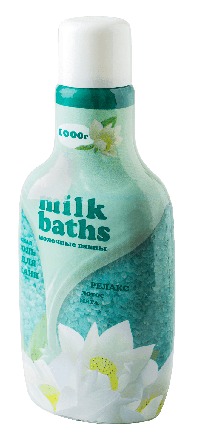 Миниатюра: Соль для ванн Морская «Milk Baths» 1кг
