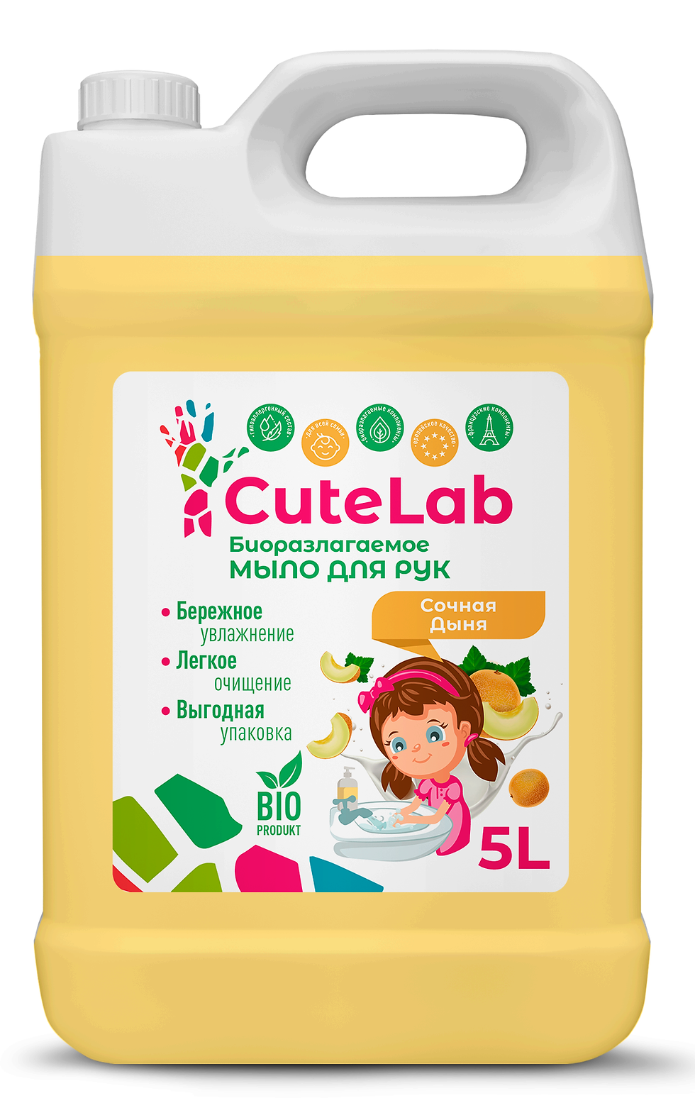 Миниатюра: Жидкое мыло "CUTELAB" 5л