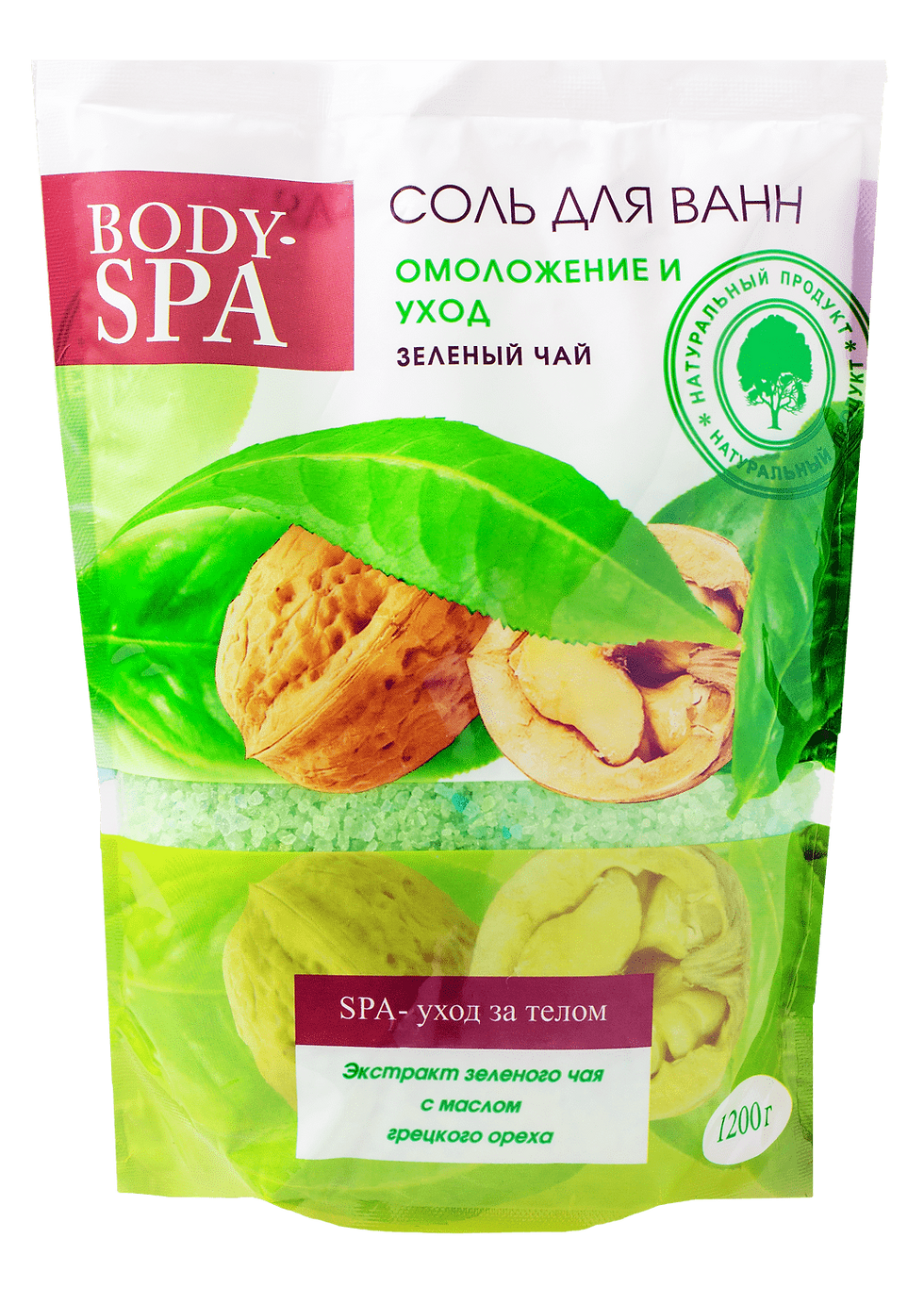 Миниатюра: Соль морская для ванн «Body Spa» 1.2кг