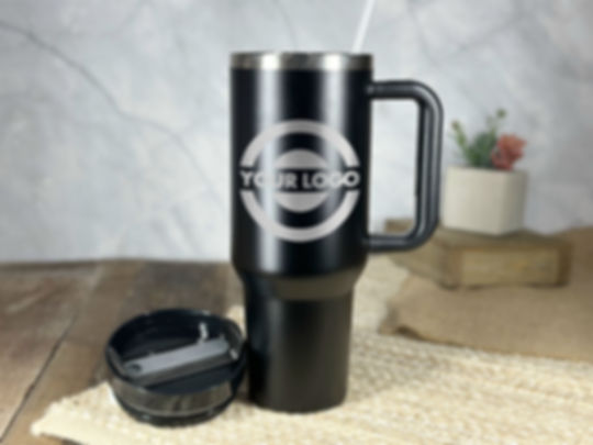 40 oz Custom Tumblers with your Logo or Design Engraved - Special Bulk Wholesale