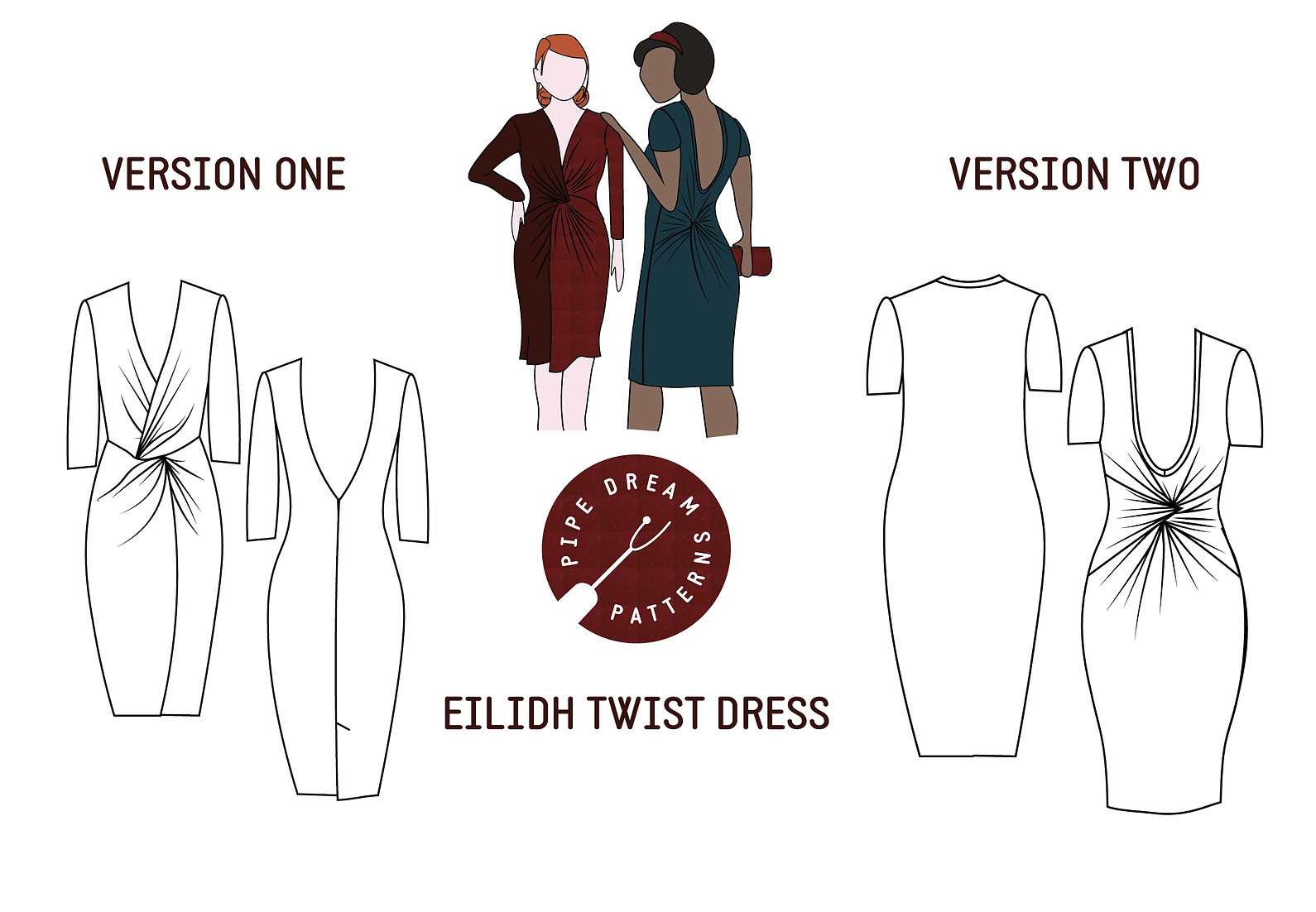 Eilidh Twist Dress - PDF Beatha 6 - 20