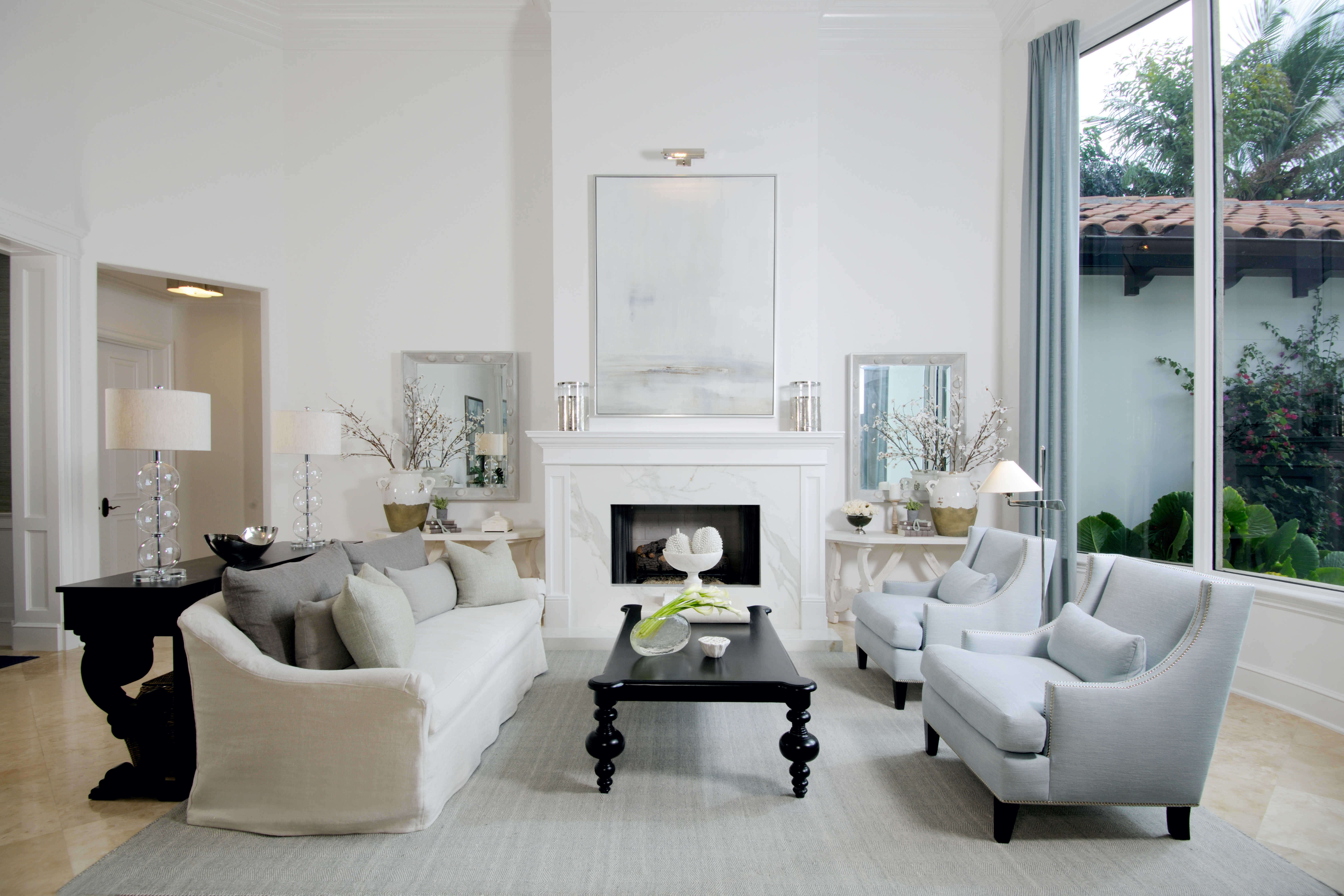 Clic Interiors Angela Reynolds Designs Jupiter Florida Great Room