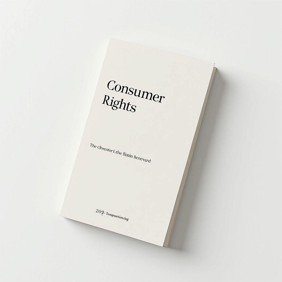Livret Droits Consommateur