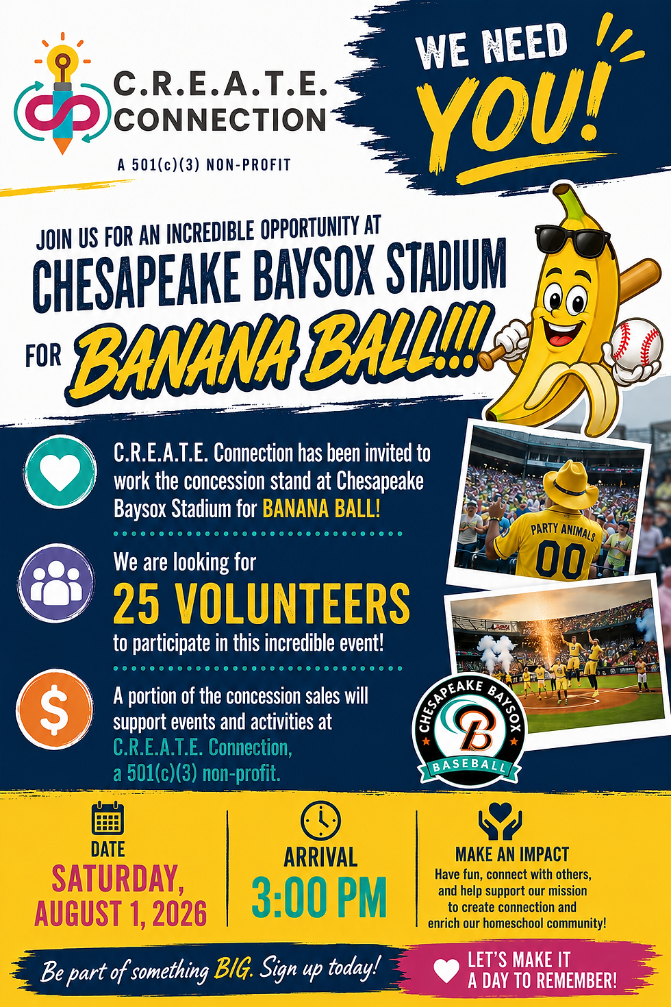 Banana Ball Volunteer