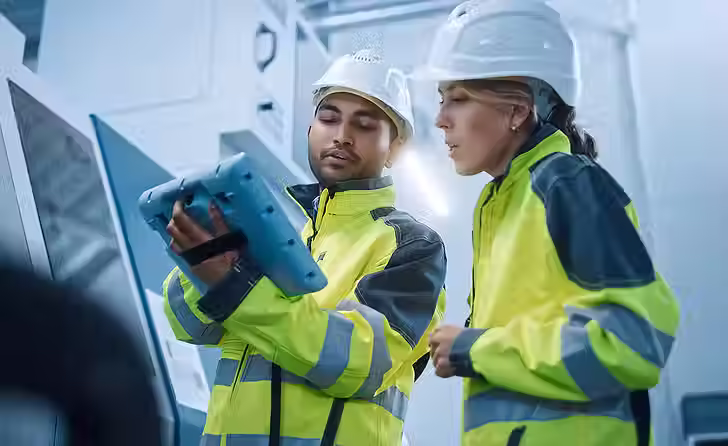 two-utilities-workers-looking-at-tablet-hero.avif