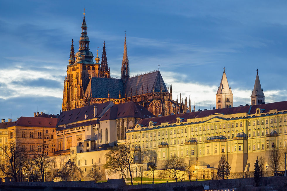 Exterior image of the Prague Castle  in the Czech Republic