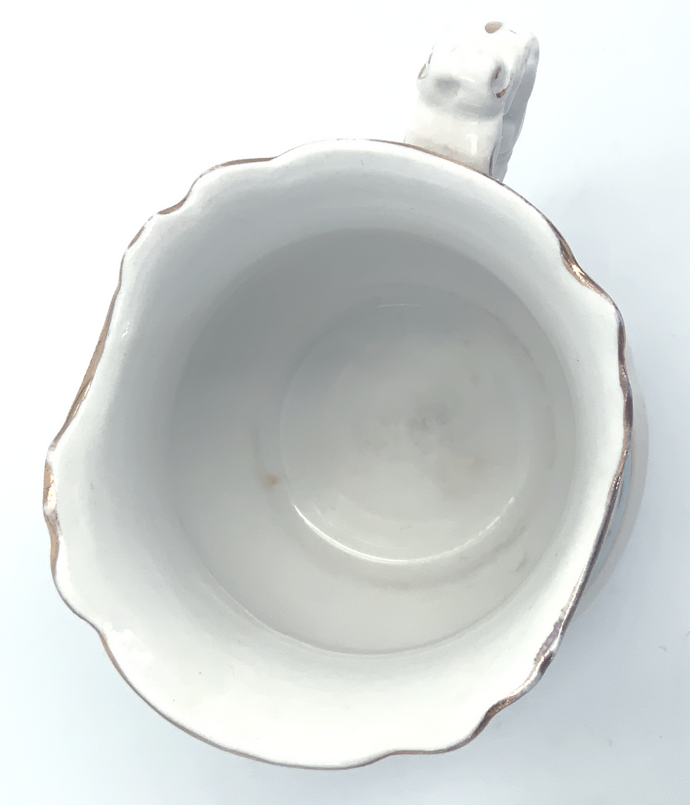 Thumbnail: Antique Victorian Semi-Vitreous Porcelain K T Child Bath 4 Pieces Set