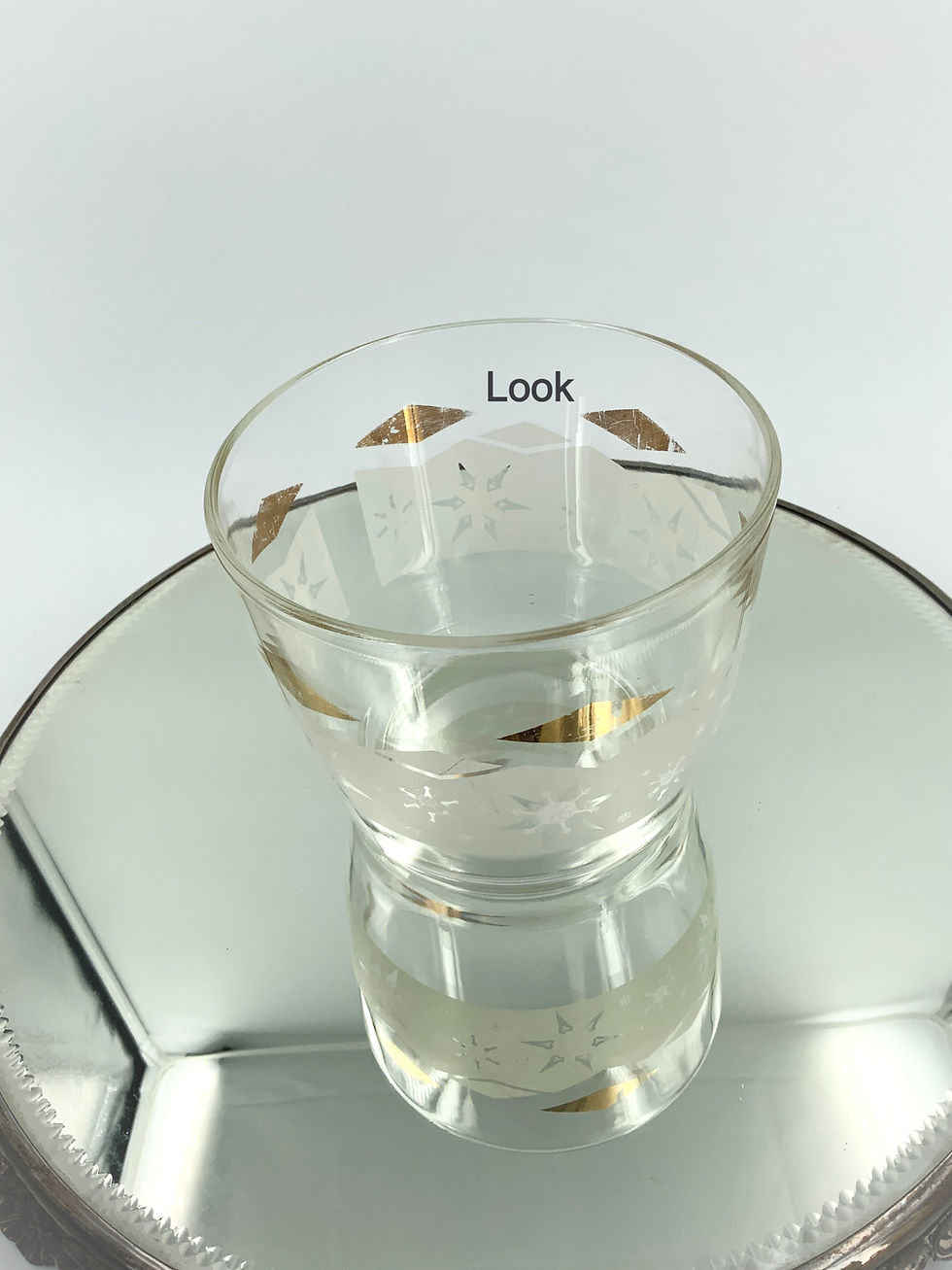 Thumbnail: Libbey Glassware/Frosted/Snowflake/Ice Bucket/ 6 Tom Collins Glasses/Set of 7 PC