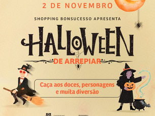 Shopping Bonsucesso prepara Halloween com caça aos doces gratuita e personagens temáticos