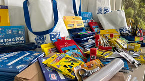 Prefeitura de Poá entrega material escolar e didático para alunos da Rede Municipal