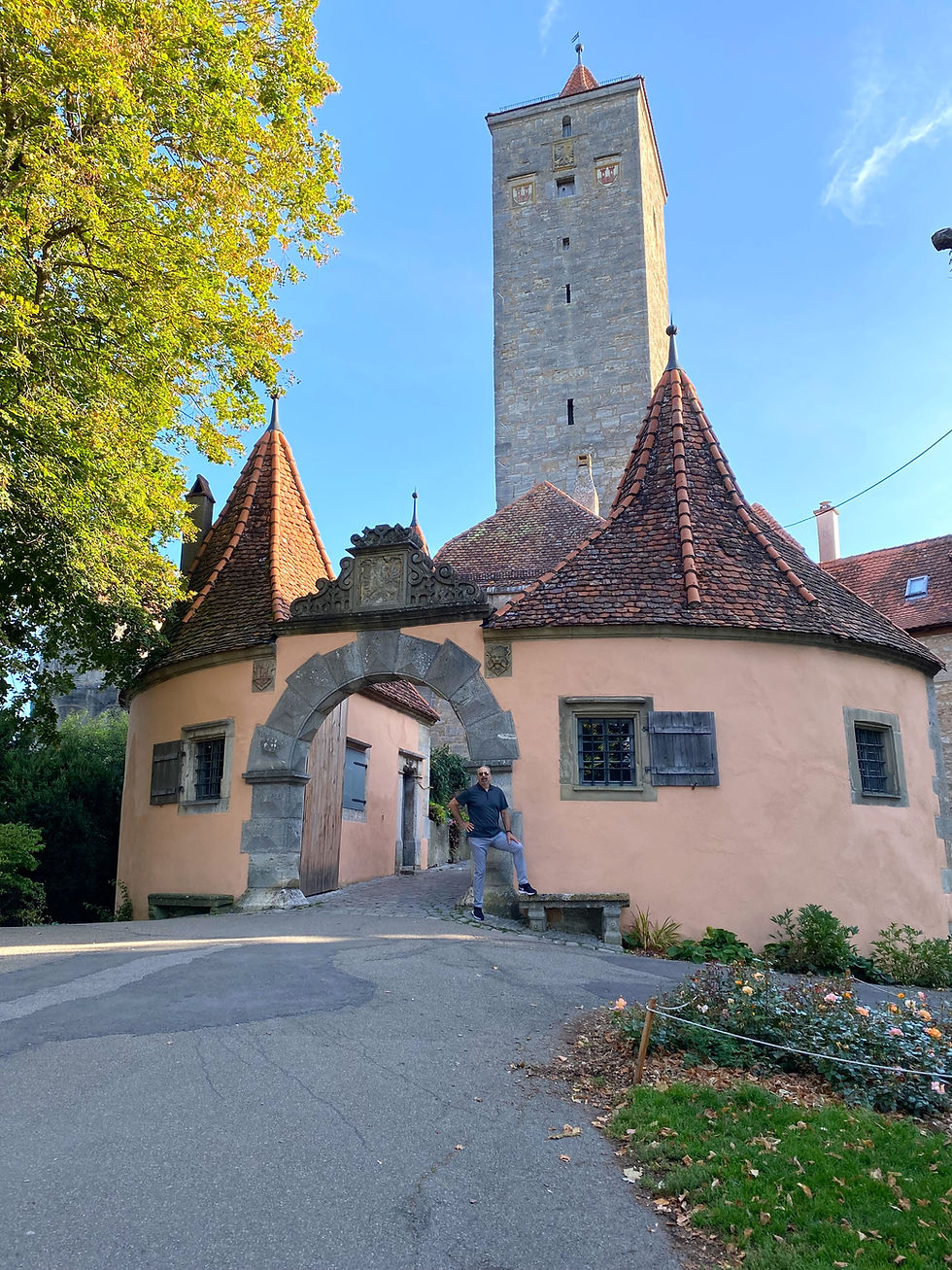 Castle Gate on west end of city