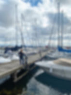 One of the many docks along the Øresund