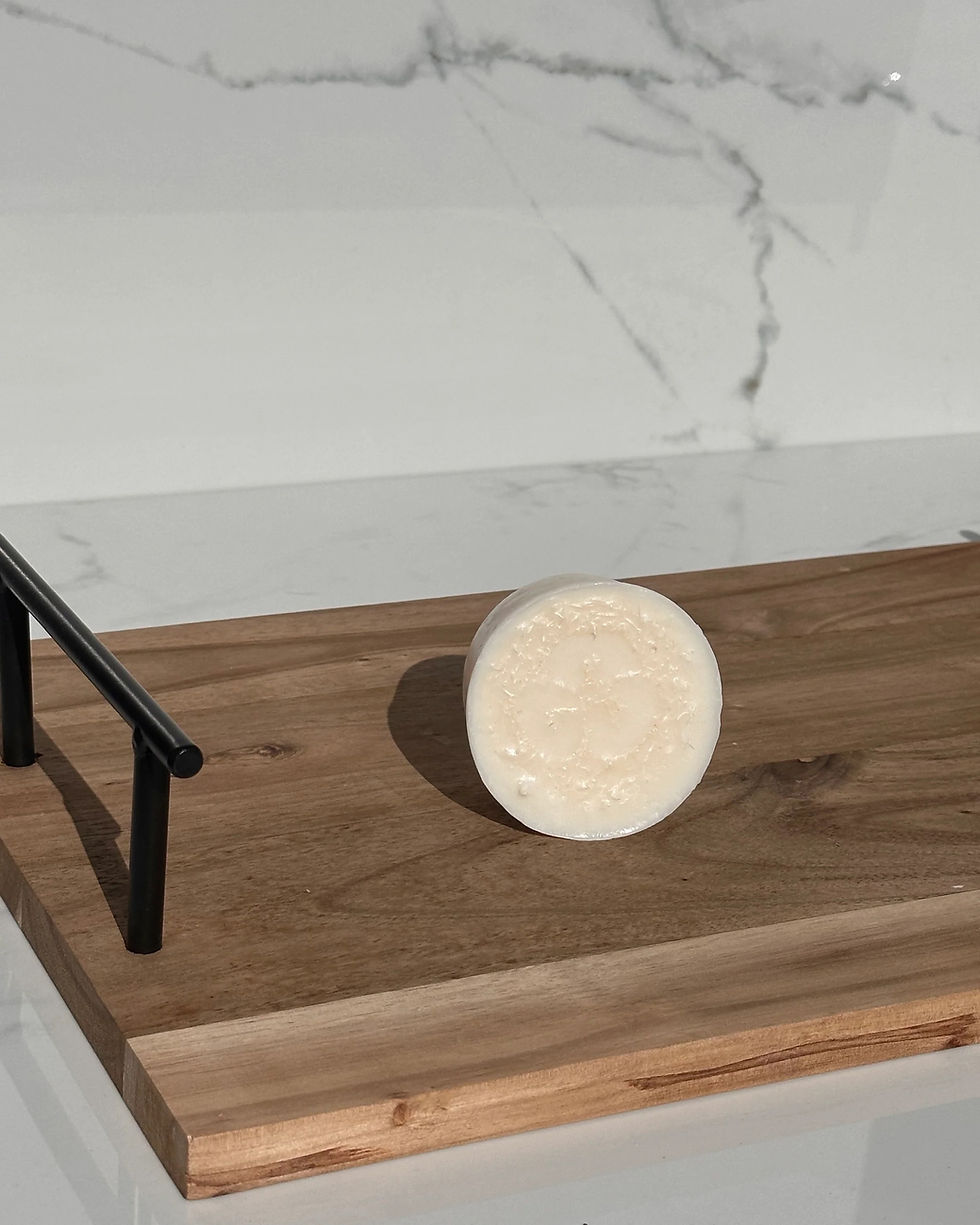 Peppermint & Eucalyptus Loofa Scrub on tray