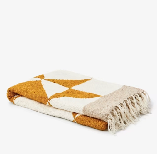 Patchwork Sun Heavyweight Western Throw Blanket Flourish & Foundry
