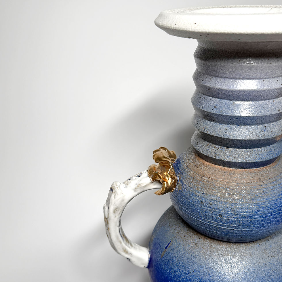 Thumbnail: Finch Ceramics Stoneware Vase "Miss Thang" detail