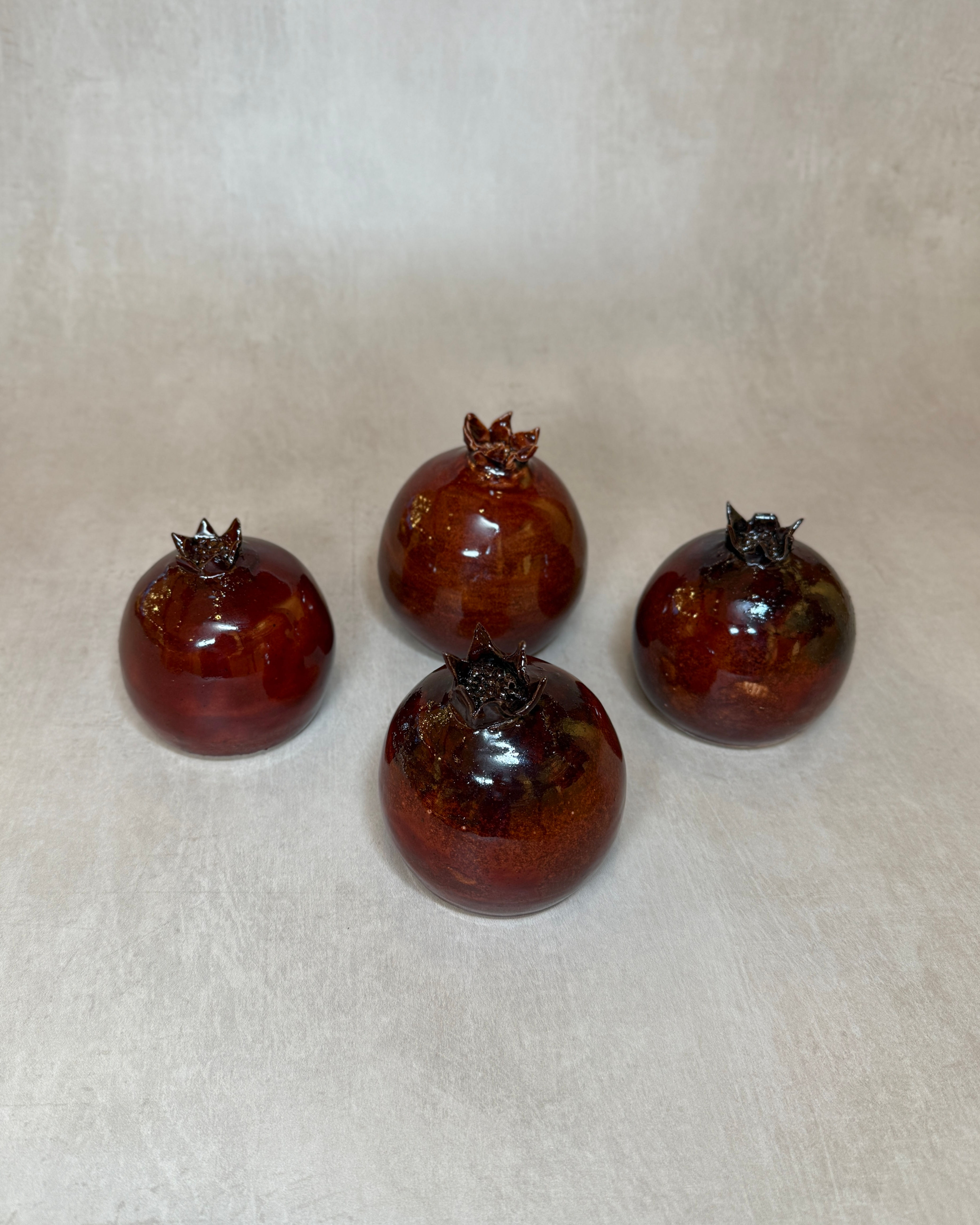 Handmade Ceramic Pomegranates