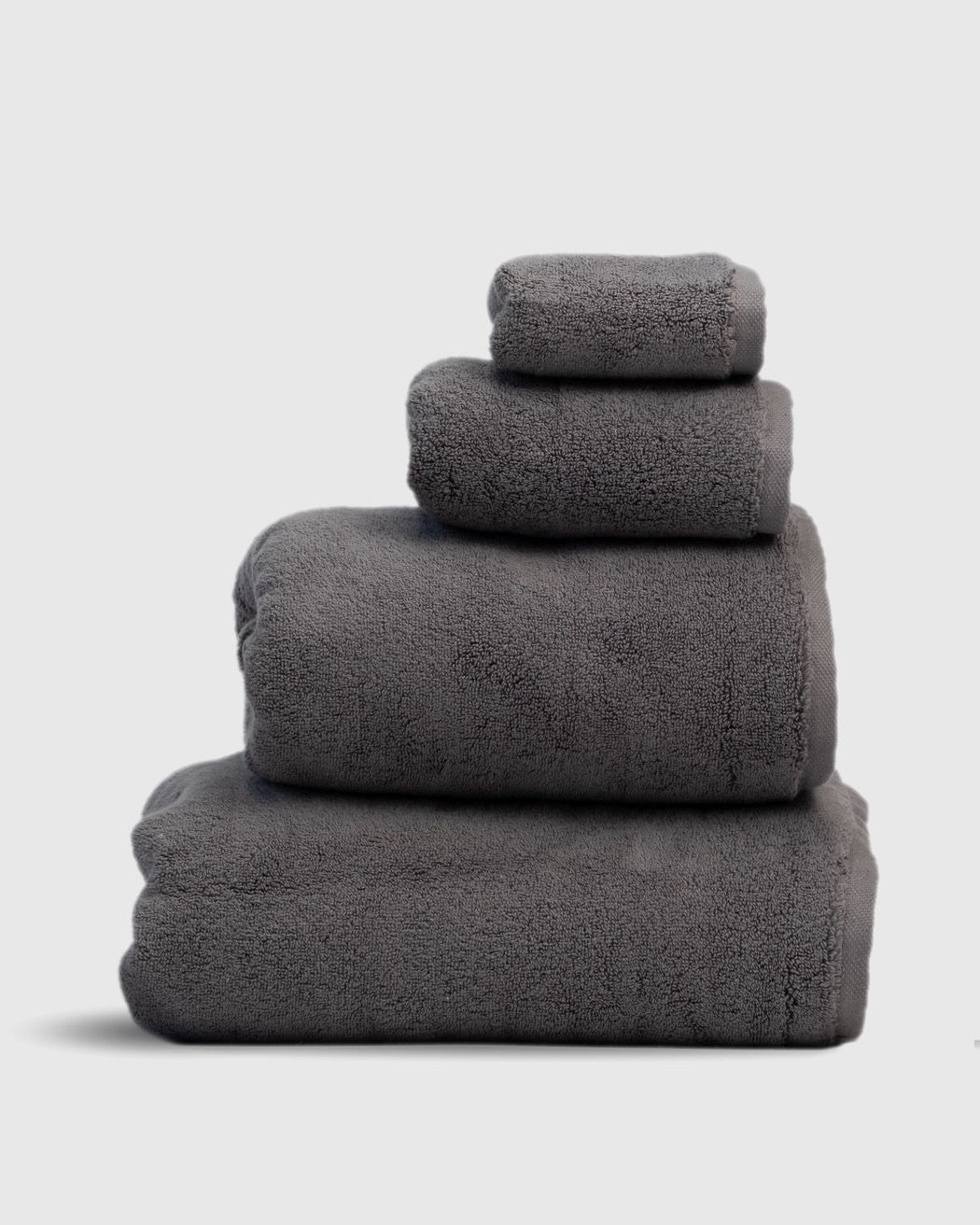 Luxe Bath Towels in Charcoal