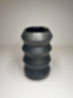 Finch Ceramics Stoneware Vase with Dark Matte Glaze