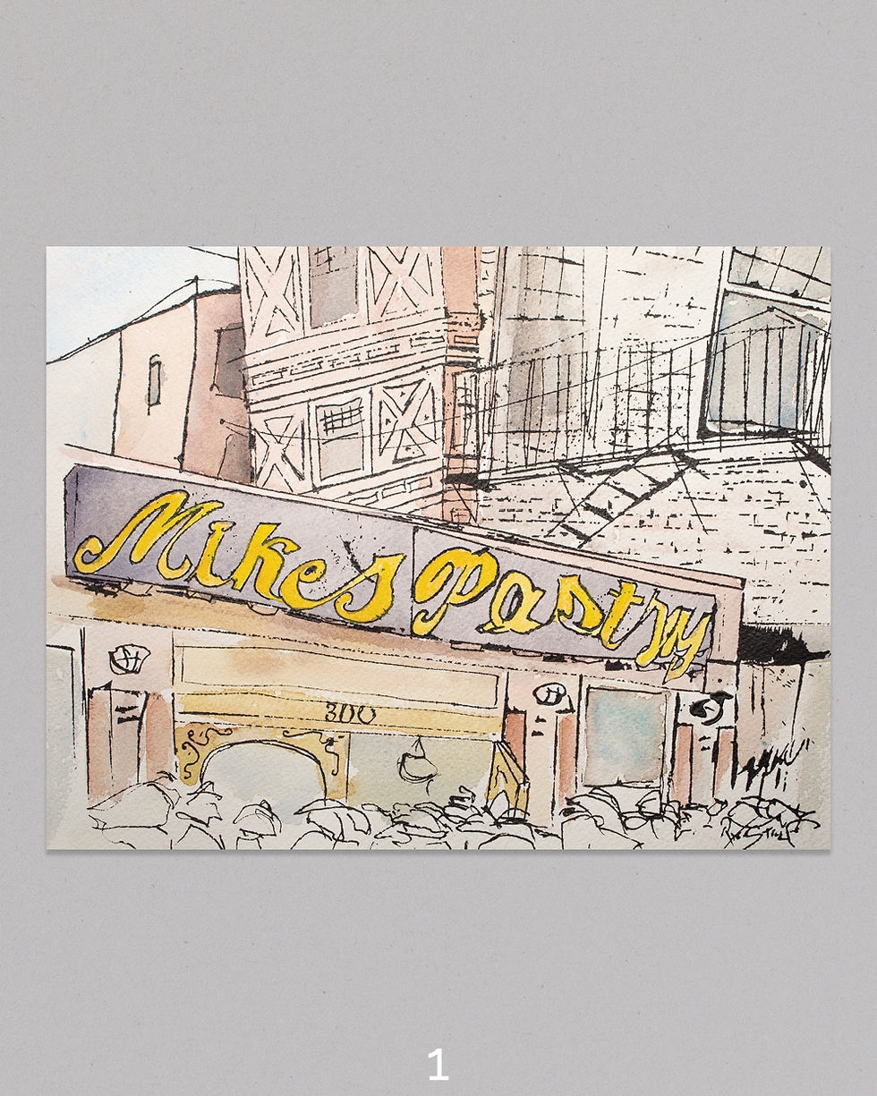 Mike's Pastry - Original Artwork of Boston 01