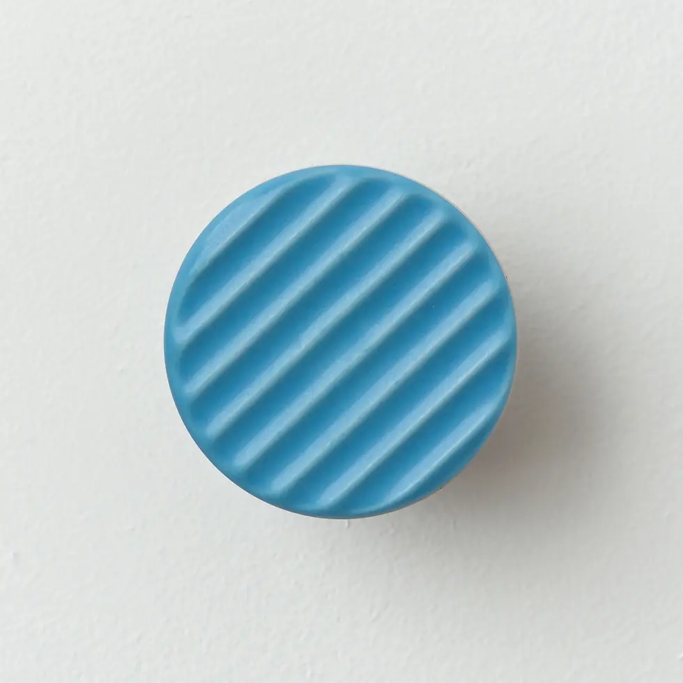 Thumbnail: Sequence Coat Hook - Fluted blue